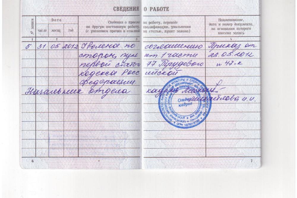 Как сделать страницу в трудовой Как сделать страницу в трудовой
